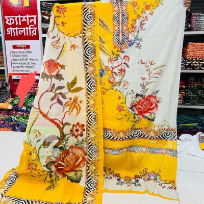 Exclusive Gonga Patel Premium Cotton Three Piece for Women