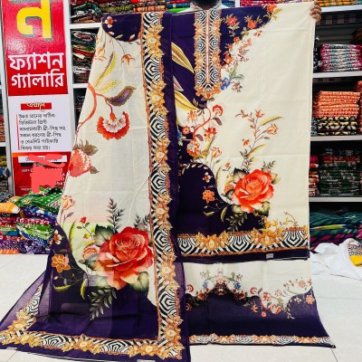 Exclusive Gonga Patel Premium Cotton Three Piece for Women