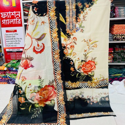 Exclusive Gonga Patel Premium Cotton Three Piece for Women