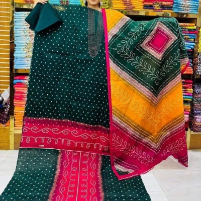 Exclusive Gonga Patel Premium Cotton Three Piece for Women