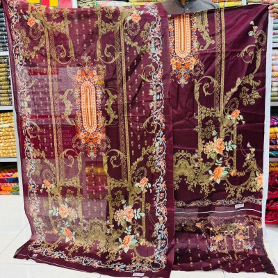Exclusive Kalamkari premium cotton three piece