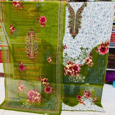 Kasmiri cotton three piece