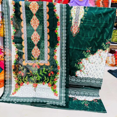 Exclusive Kalamkari premium cotton Three-piece for Women